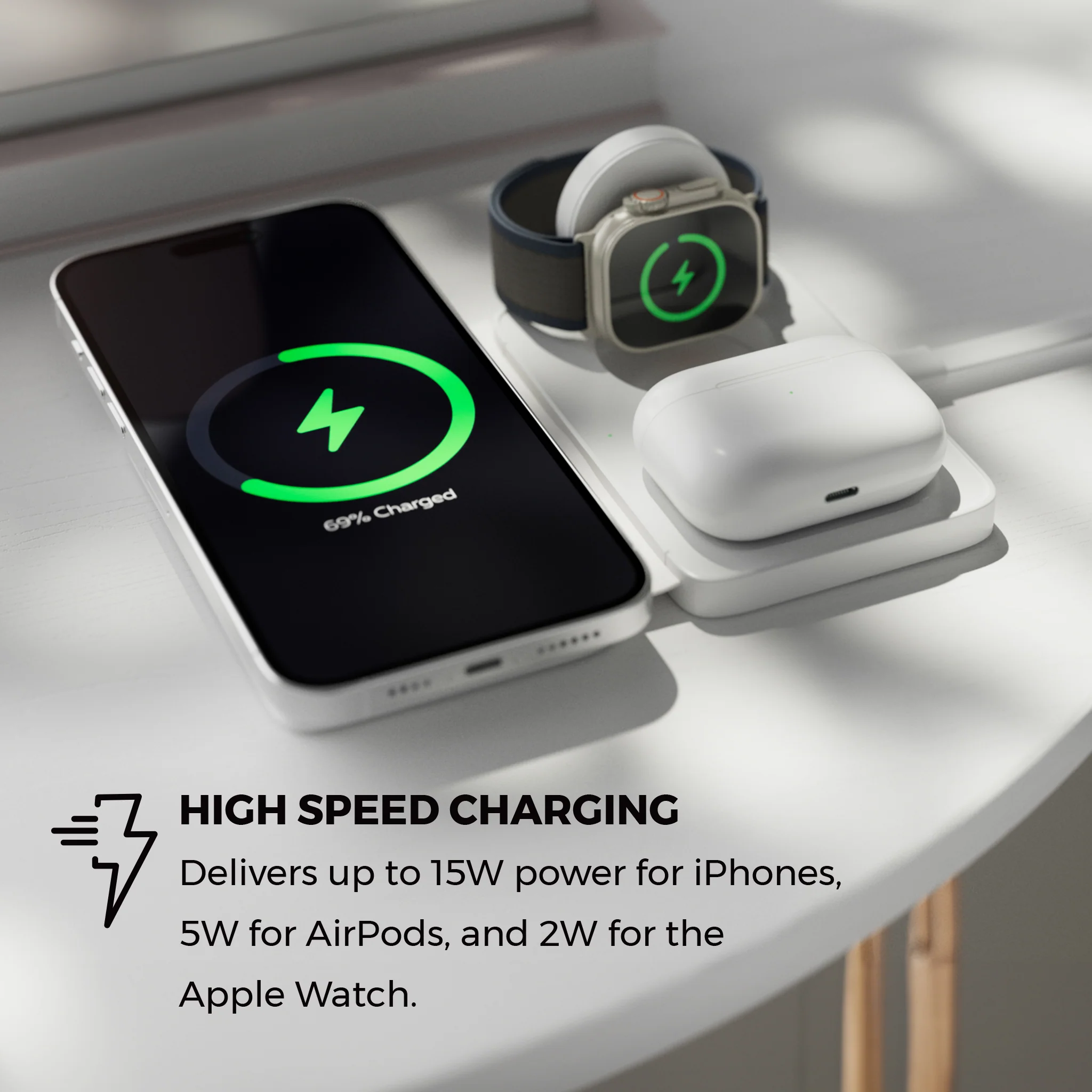 Apollo 3-in-1 Apple Charger - Image 76