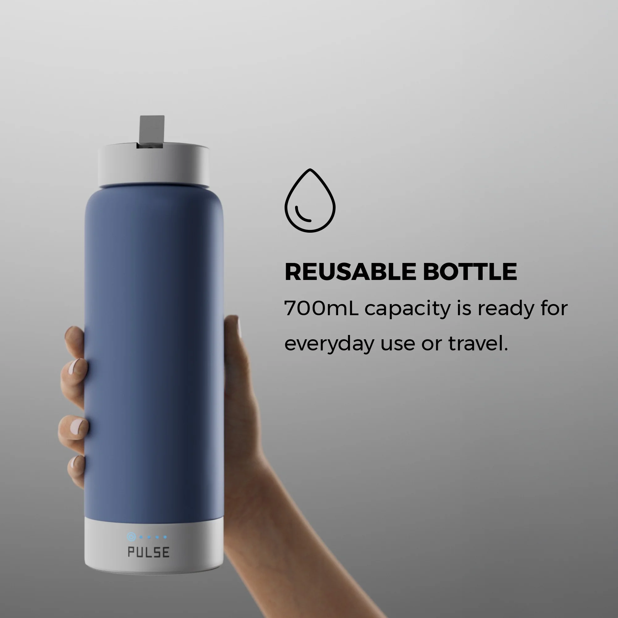 Duo Pack - HydroPower Insulated Wireless Charging Bottles - Image 107