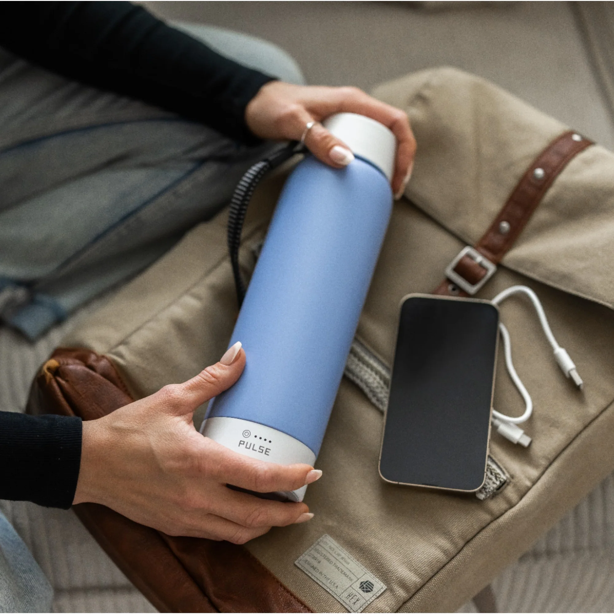 Duo Pack - HydroPower Insulated Wireless Charging Bottles - Image 50