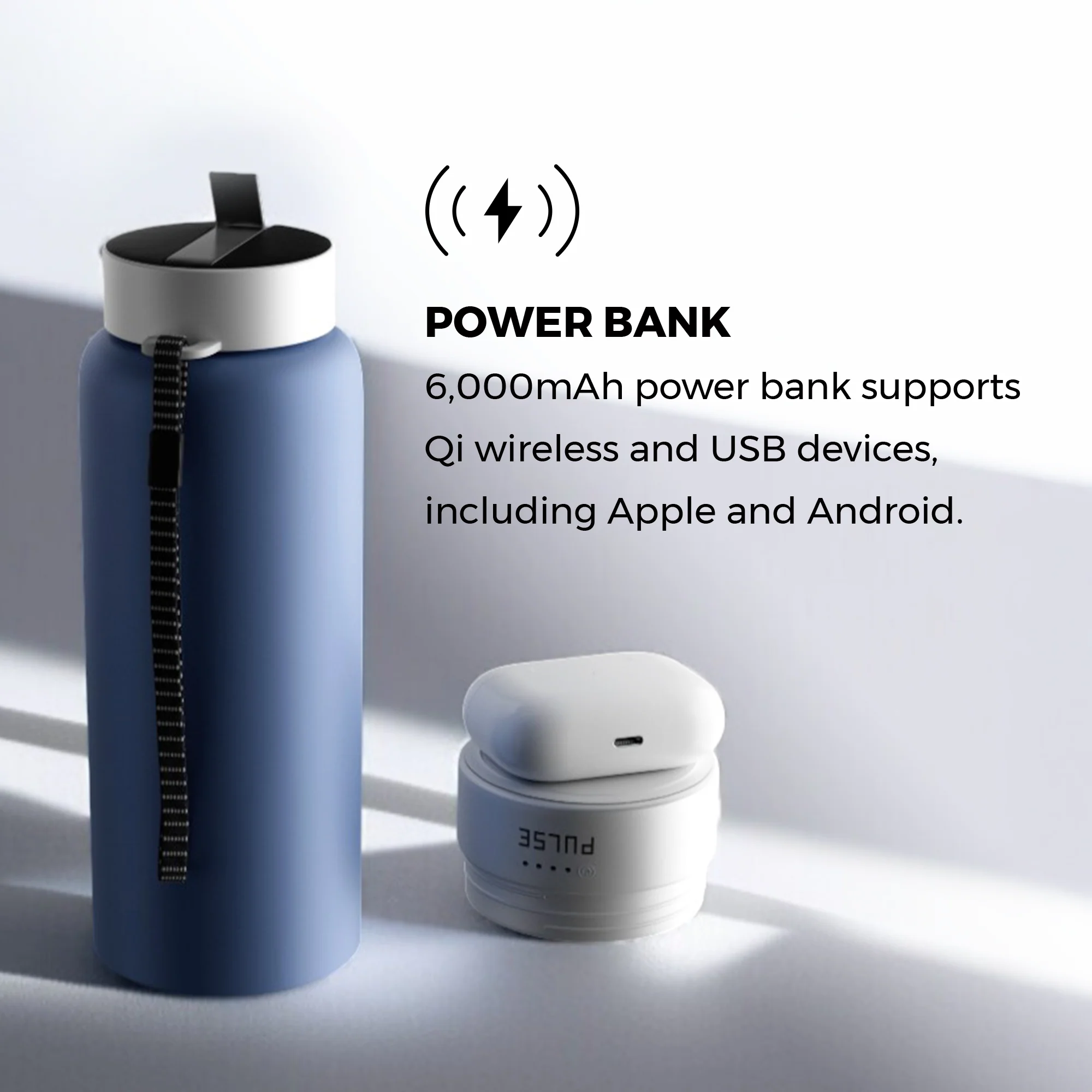 Duo Pack - HydroPower Insulated Wireless Charging Bottles - Image 69