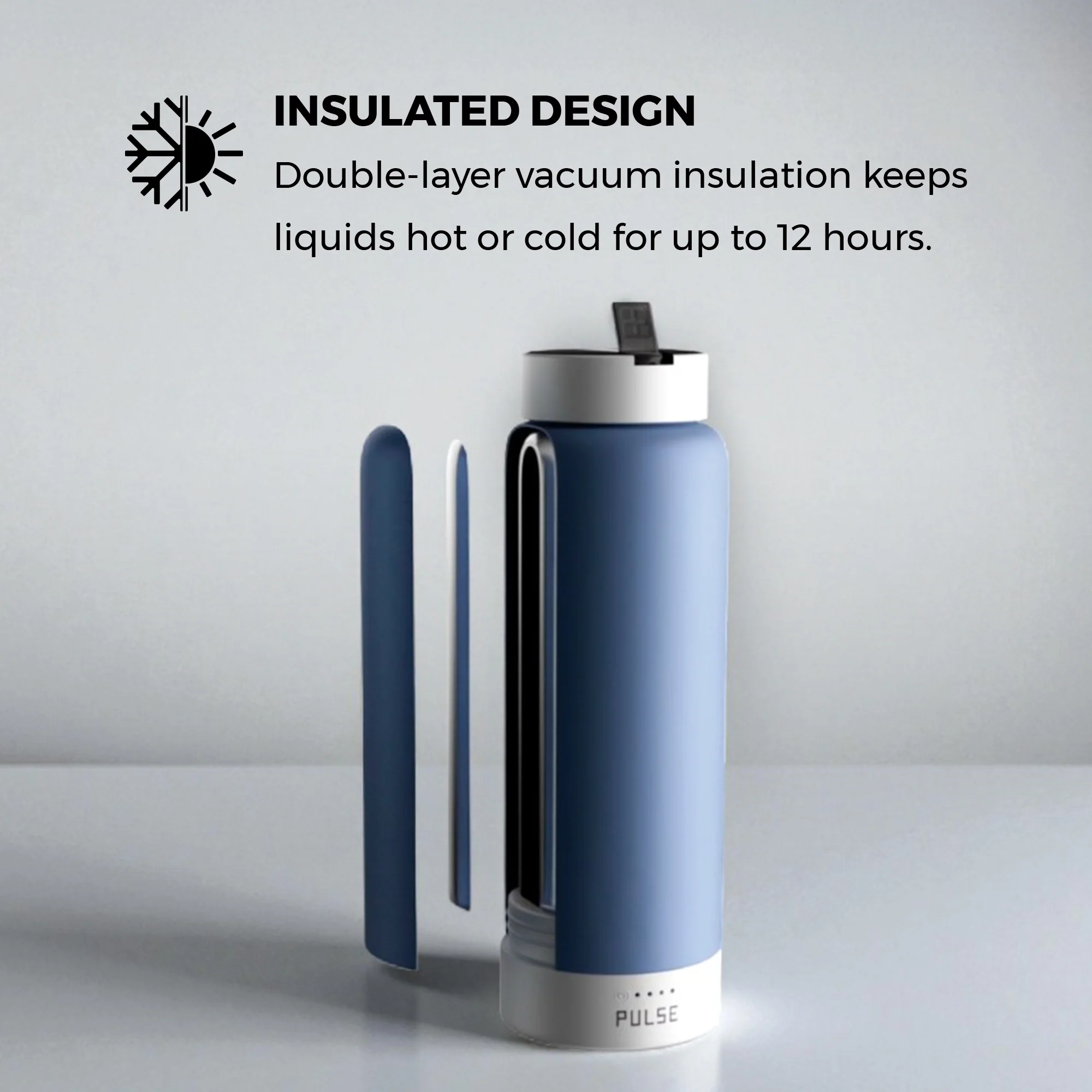 Duo Pack - HydroPower Insulated Wireless Charging Bottles - Image 82