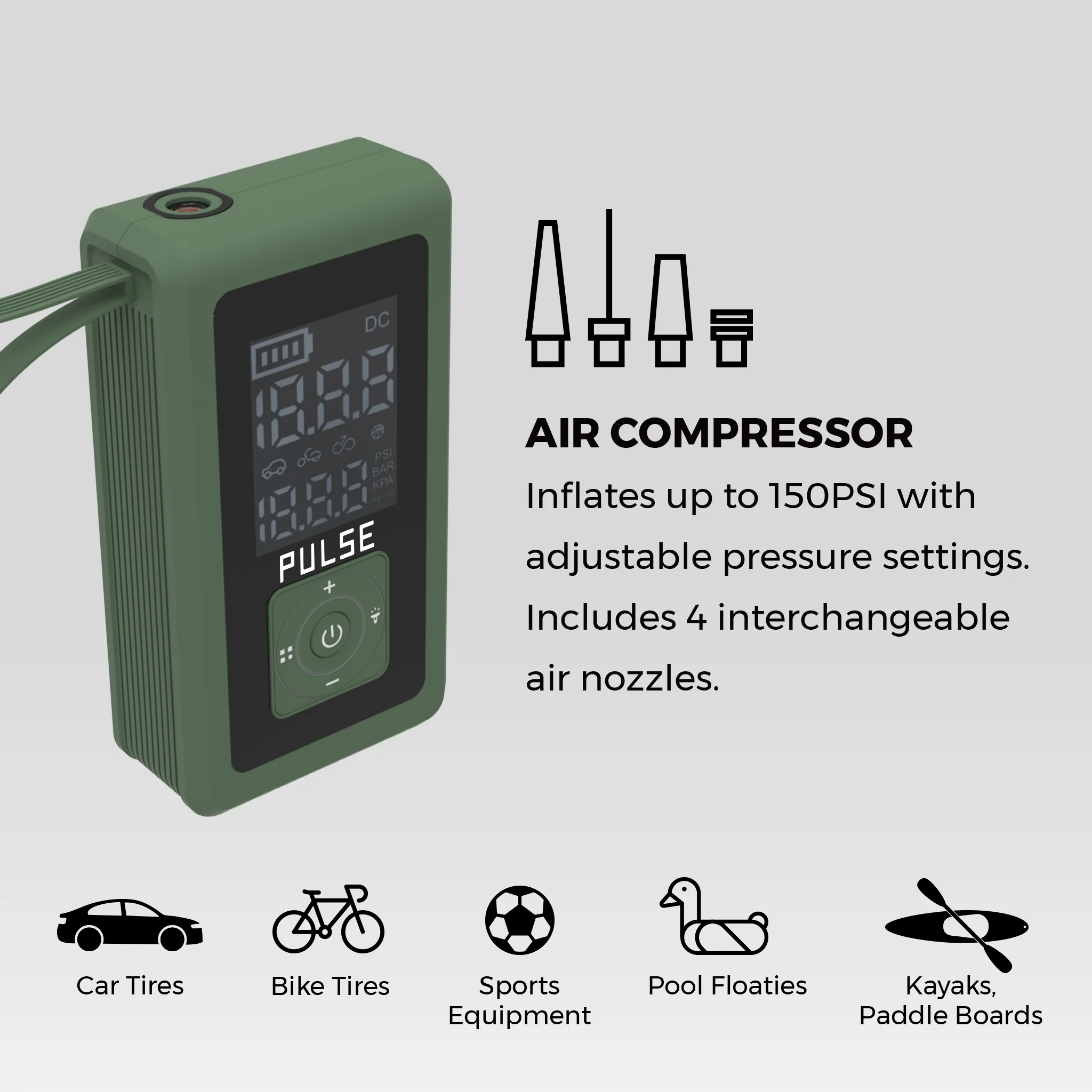 Duo Pack - Jump Portable Car Jump Starter with Air Compressor - Image 47