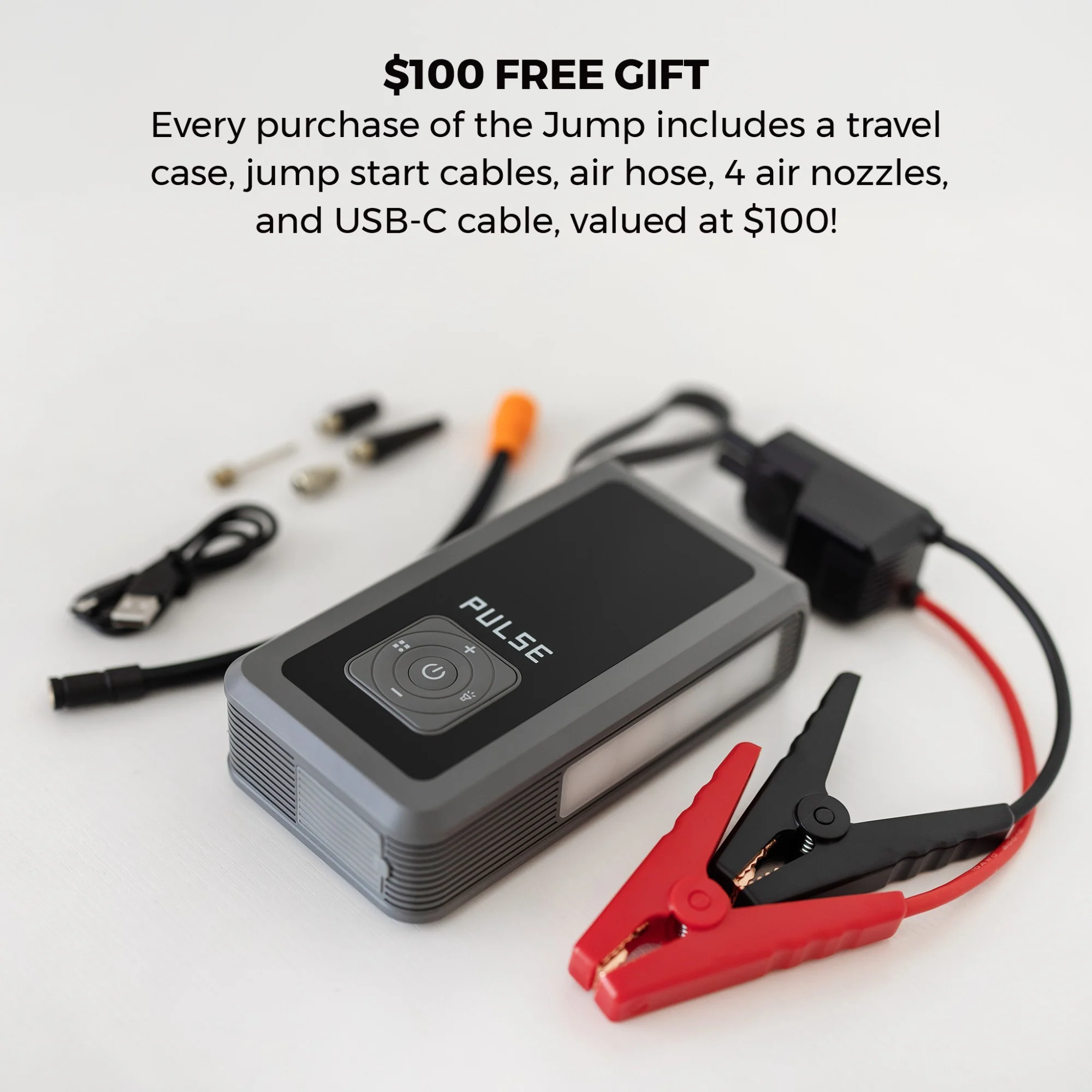 Duo Pack - Jump Portable Car Jump Starter with Air Compressor - Image 56