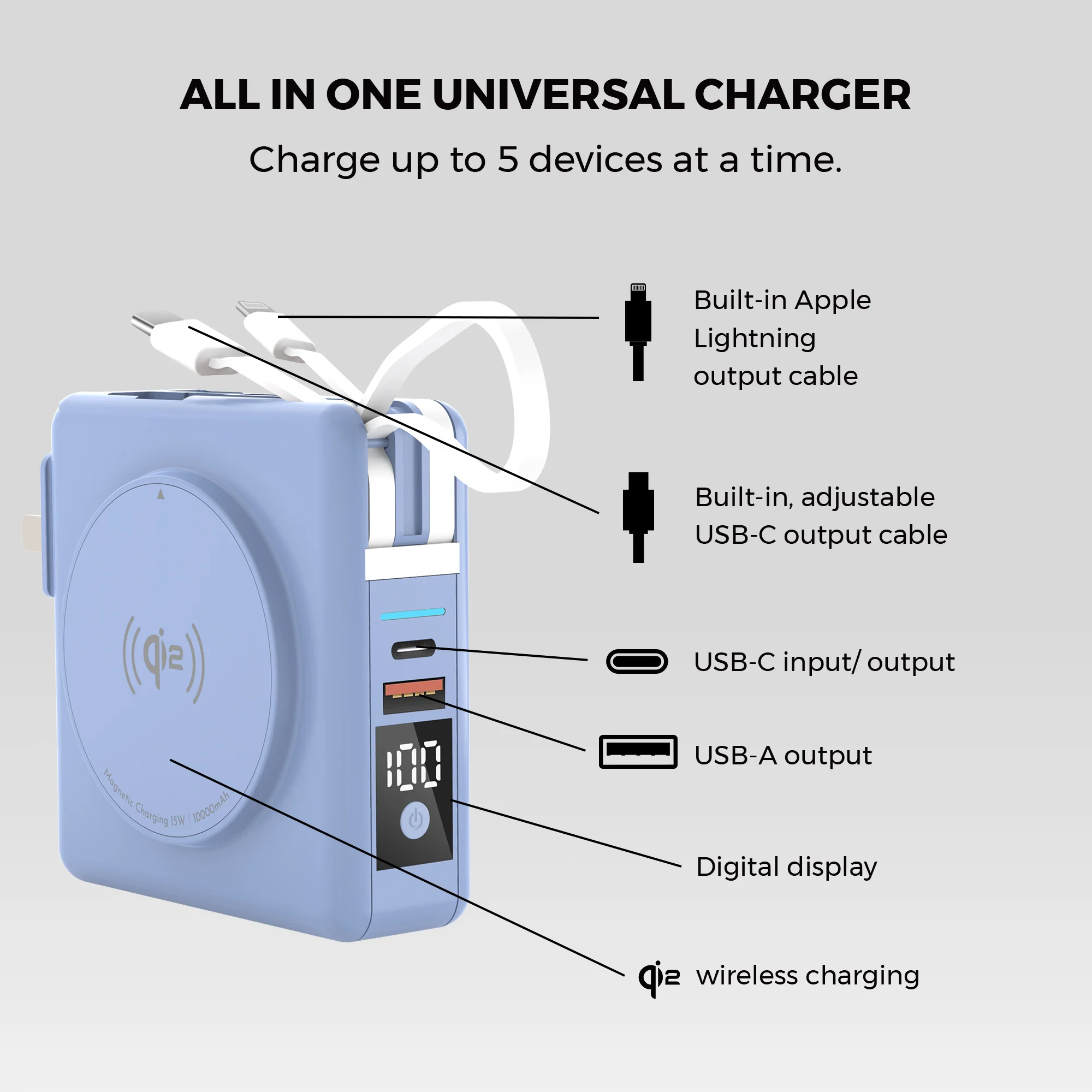 Duo Pack - Universe 5-in-1 Power Bank & Charger - Image 47