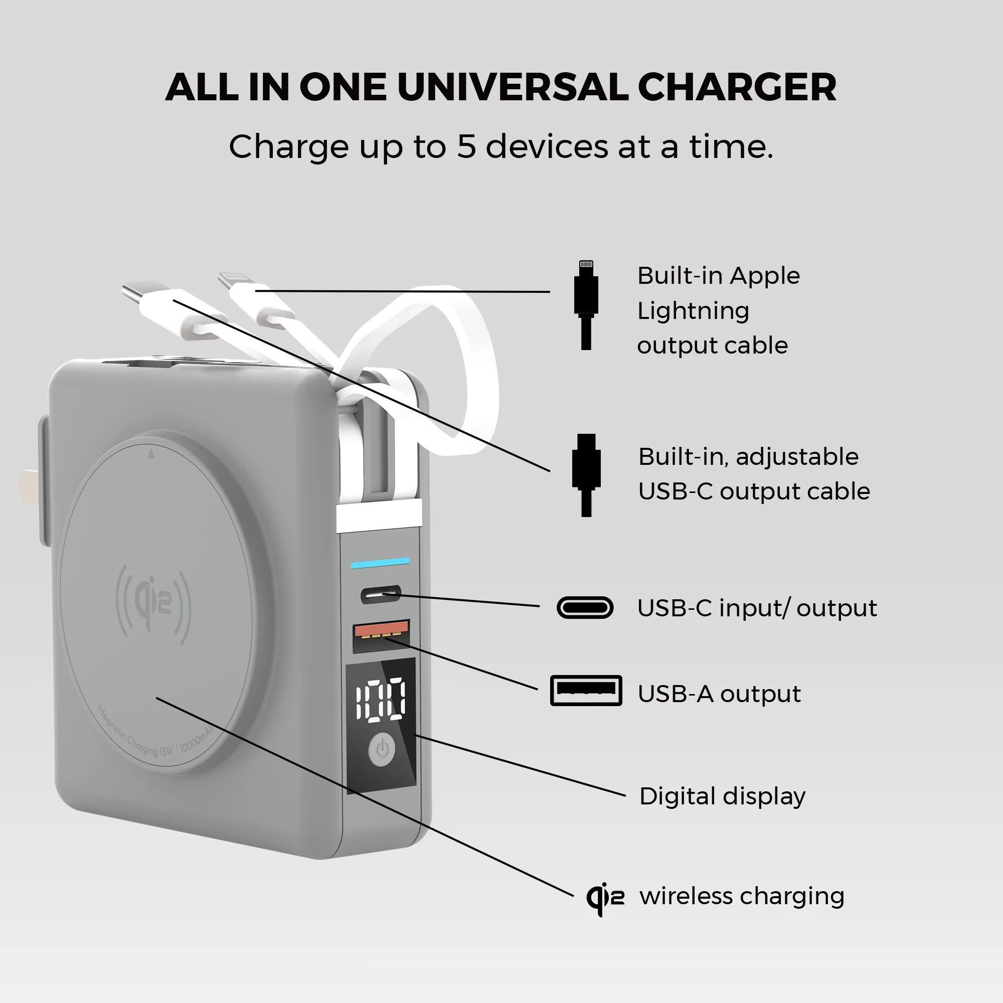 Duo Pack - Universe 5-in-1 Power Bank & Charger - Image 76
