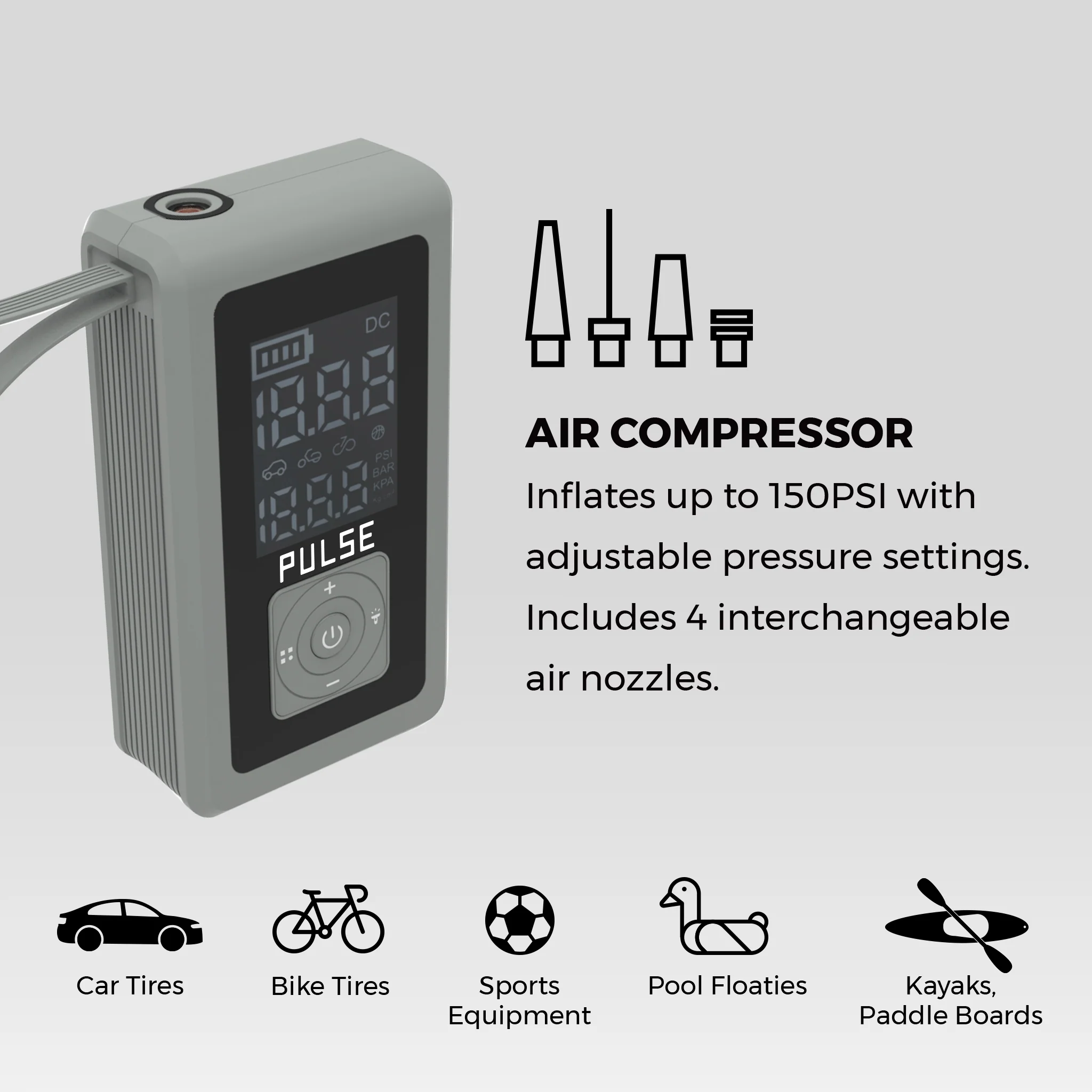 Jump Portable Car Jump Starter with Air Compressor - Image 25