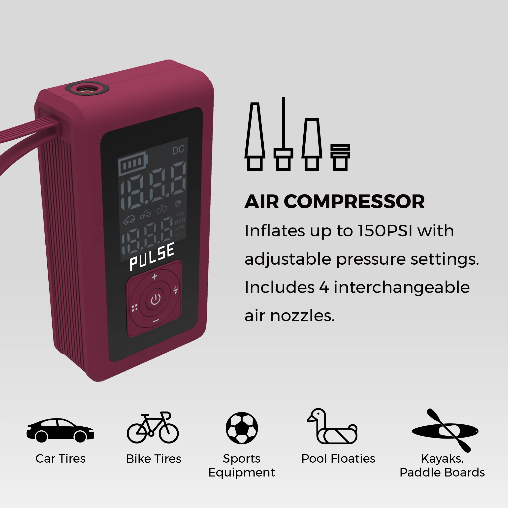 Jump Portable Car Jump Starter with Air Compressor - Image 34