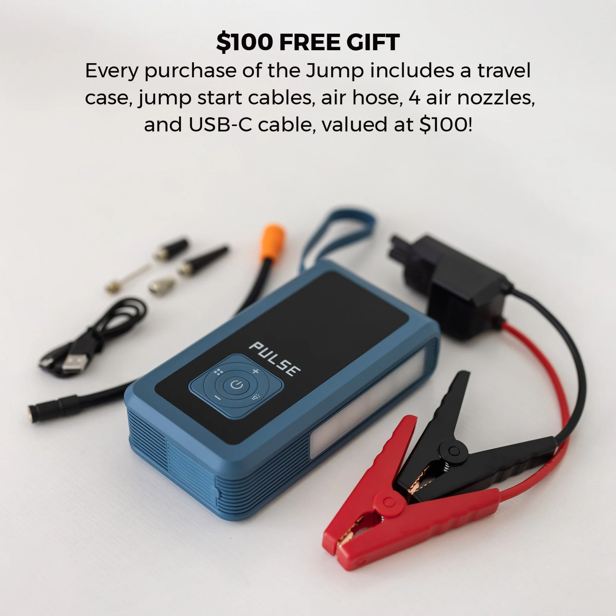 Jump Portable Car Jump Starter with Air Compressor - Image 5