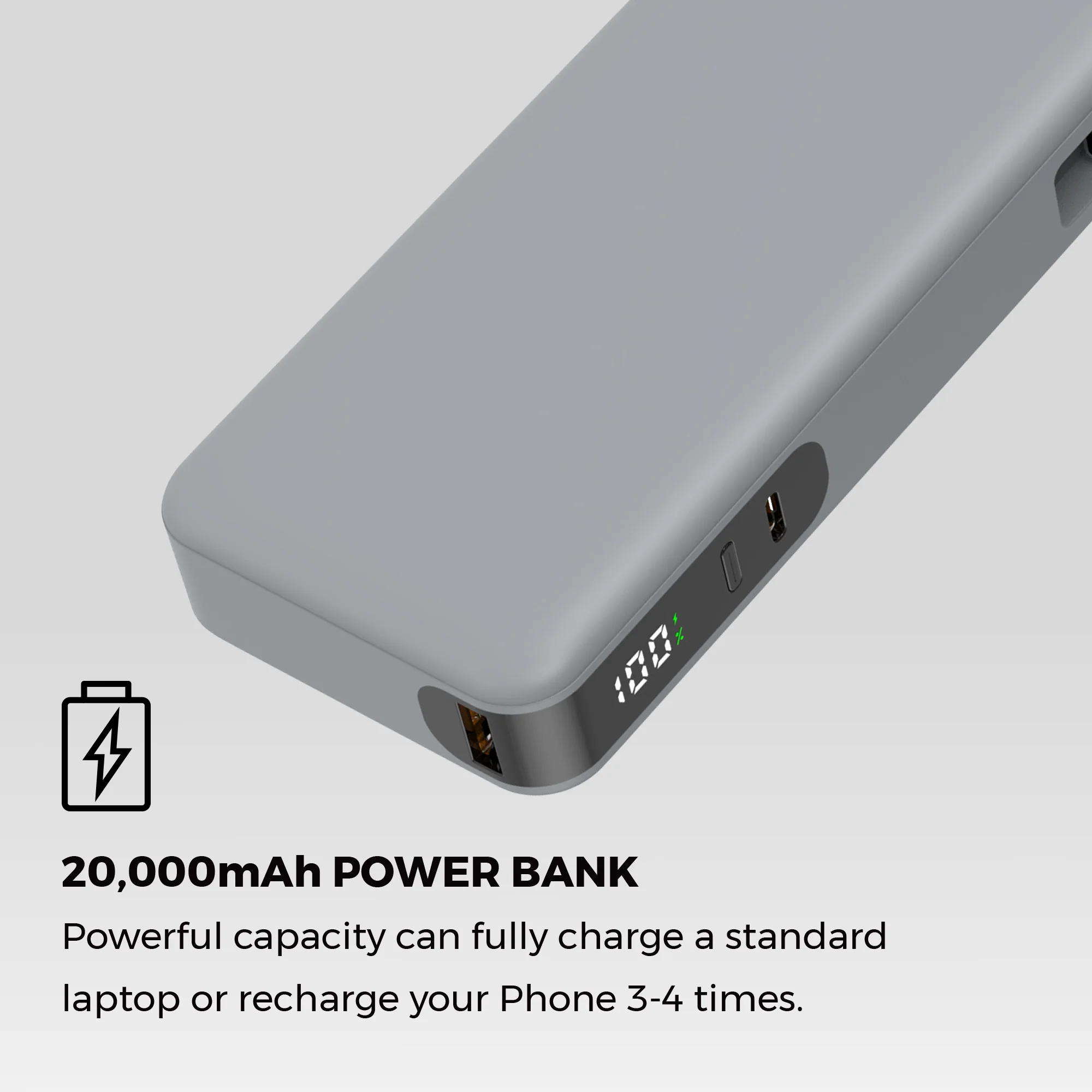 Lightning 20,000mAh Power Bank - Image 15